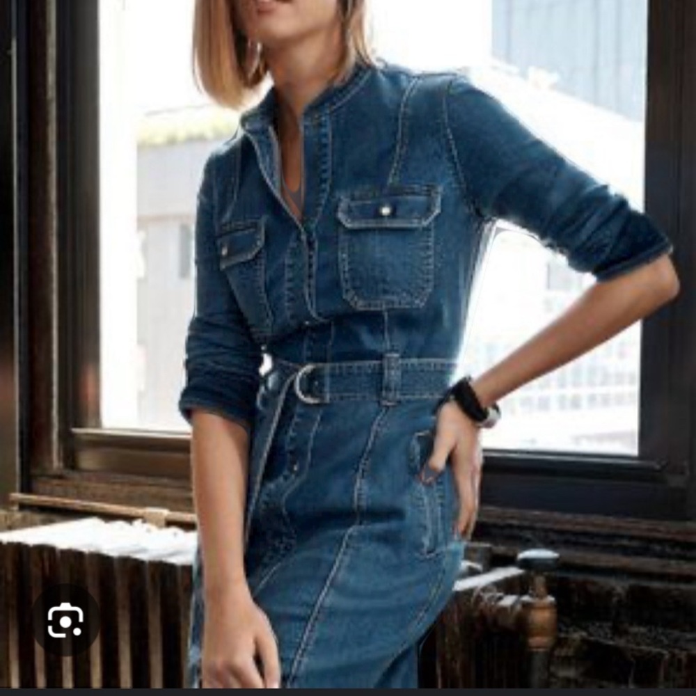 White House Black Market denim dress - new without tags